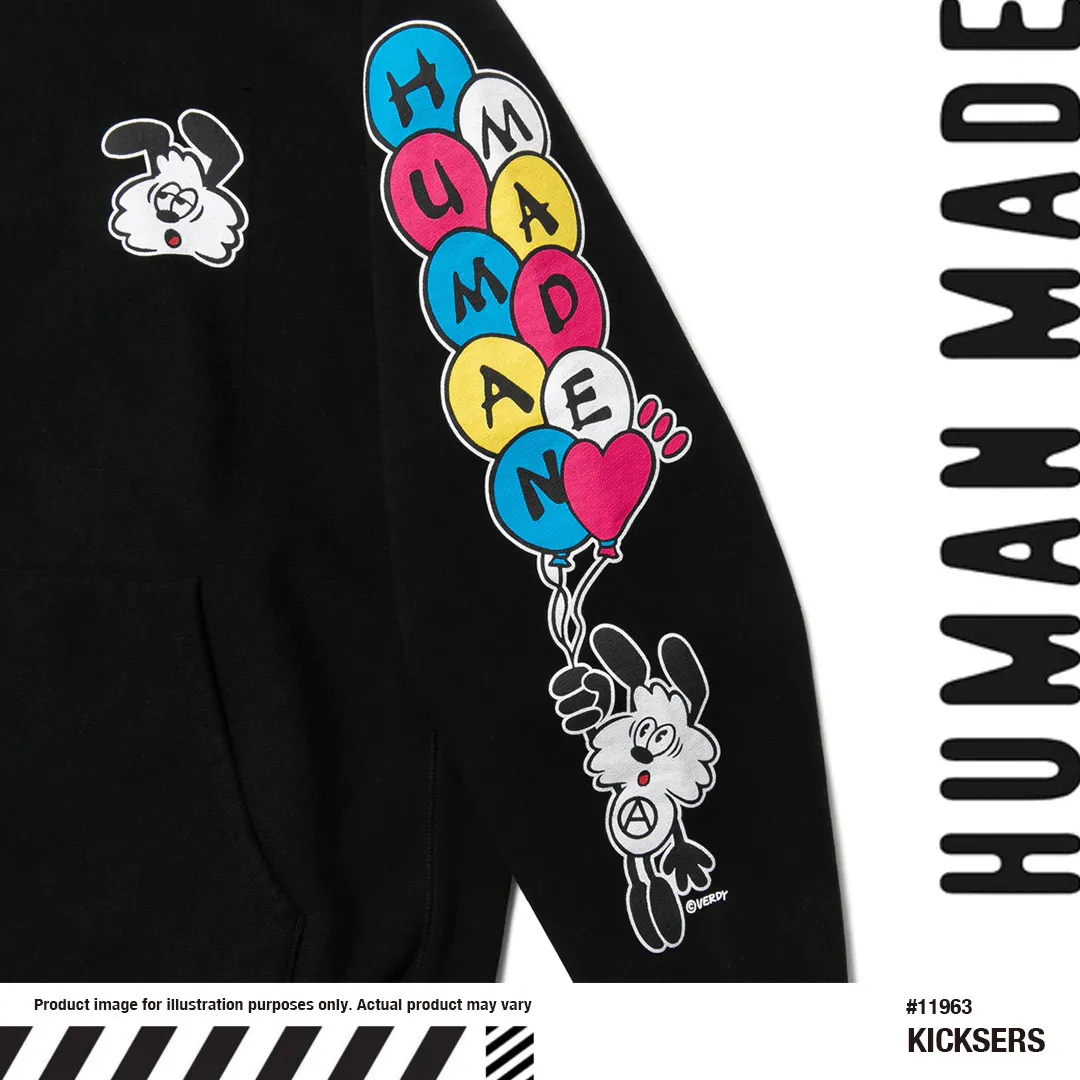 HUMAN MADE  |Unisex Street Style Collaboration Logo Hoodies