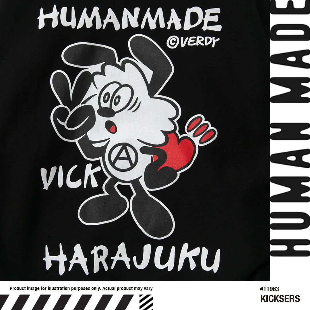 HUMAN MADE  |Unisex Street Style Collaboration Logo Hoodies