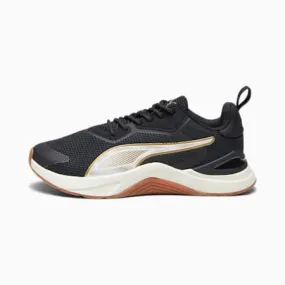 Infusion Premium Women's Training Shoes | PUMA Black-Warm White-PUMA Gold | PUMA SHOP ALL PUMA | PUMA 