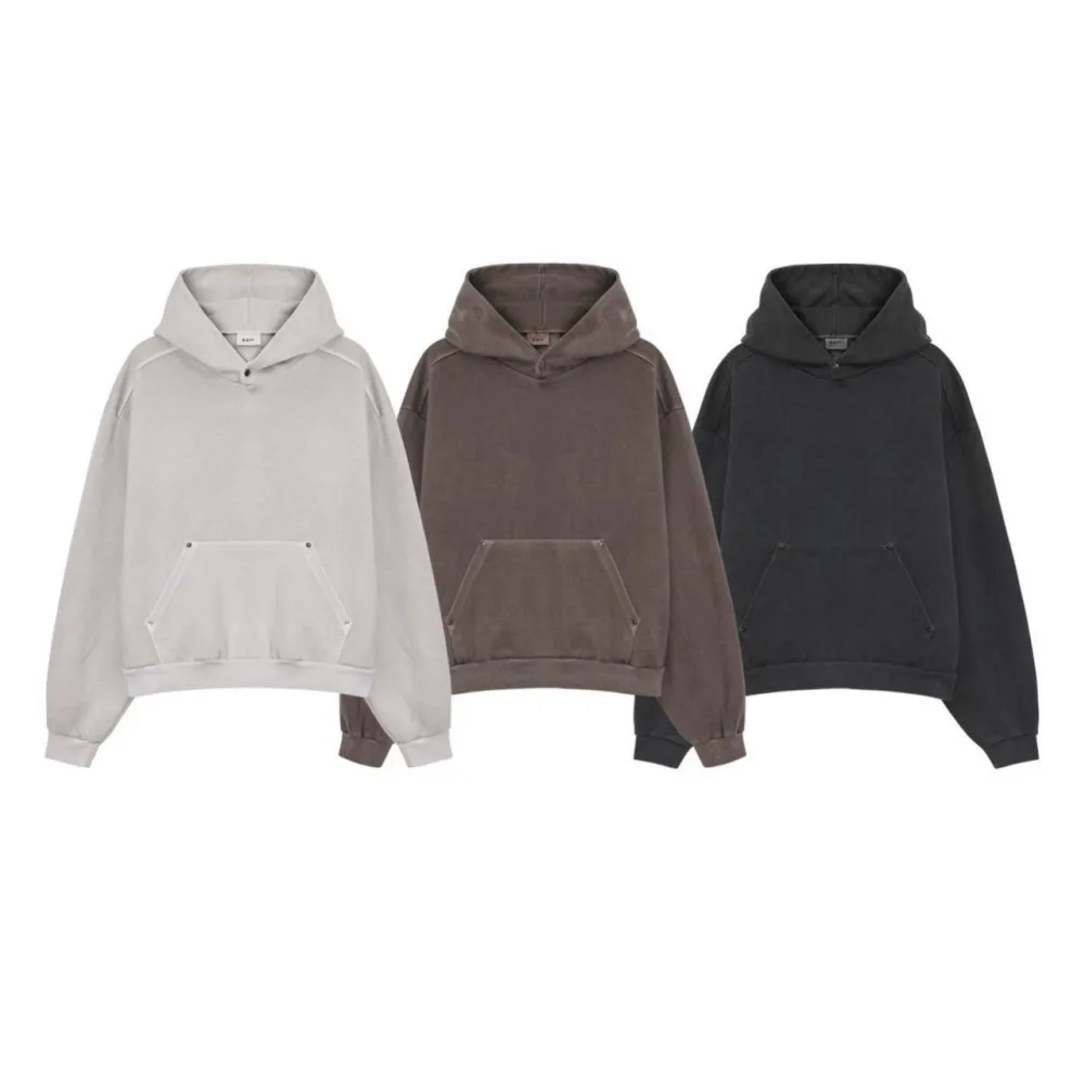 IONSEOUL  |Unisex Street Style Long Sleeves Plain Hoodies & Sweatshirts