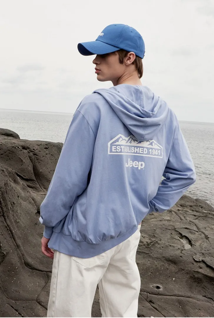 JEEP  |Unisex Street Style Logo Hoodies & Sweatshirts