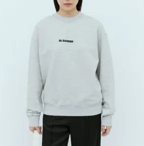 Jil Sander  |Crew Neck Unisex Long Sleeves Plain Cotton Logo