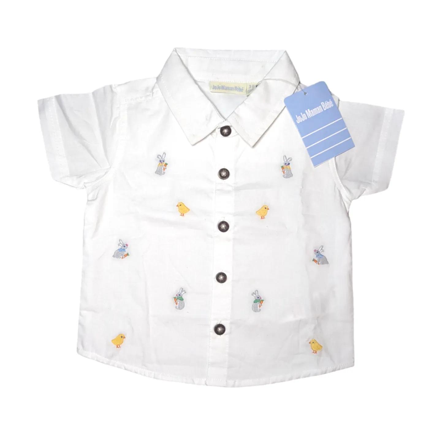 Jojo Maman Bebe Embroidered Shirt