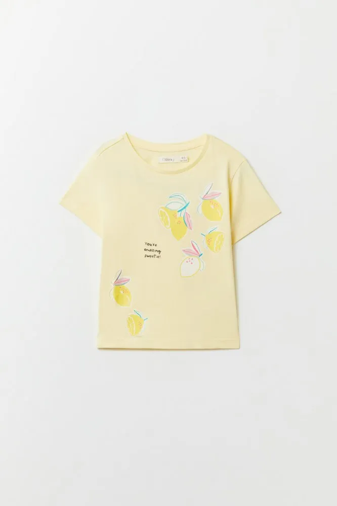 Lemon Aop T-Shirt - Yellow