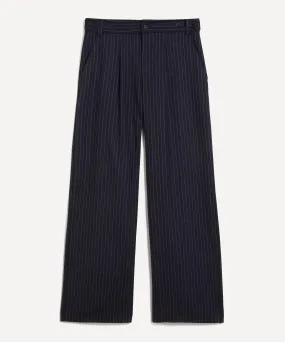 Lennox Ink Wide Leg Tailored Trousers