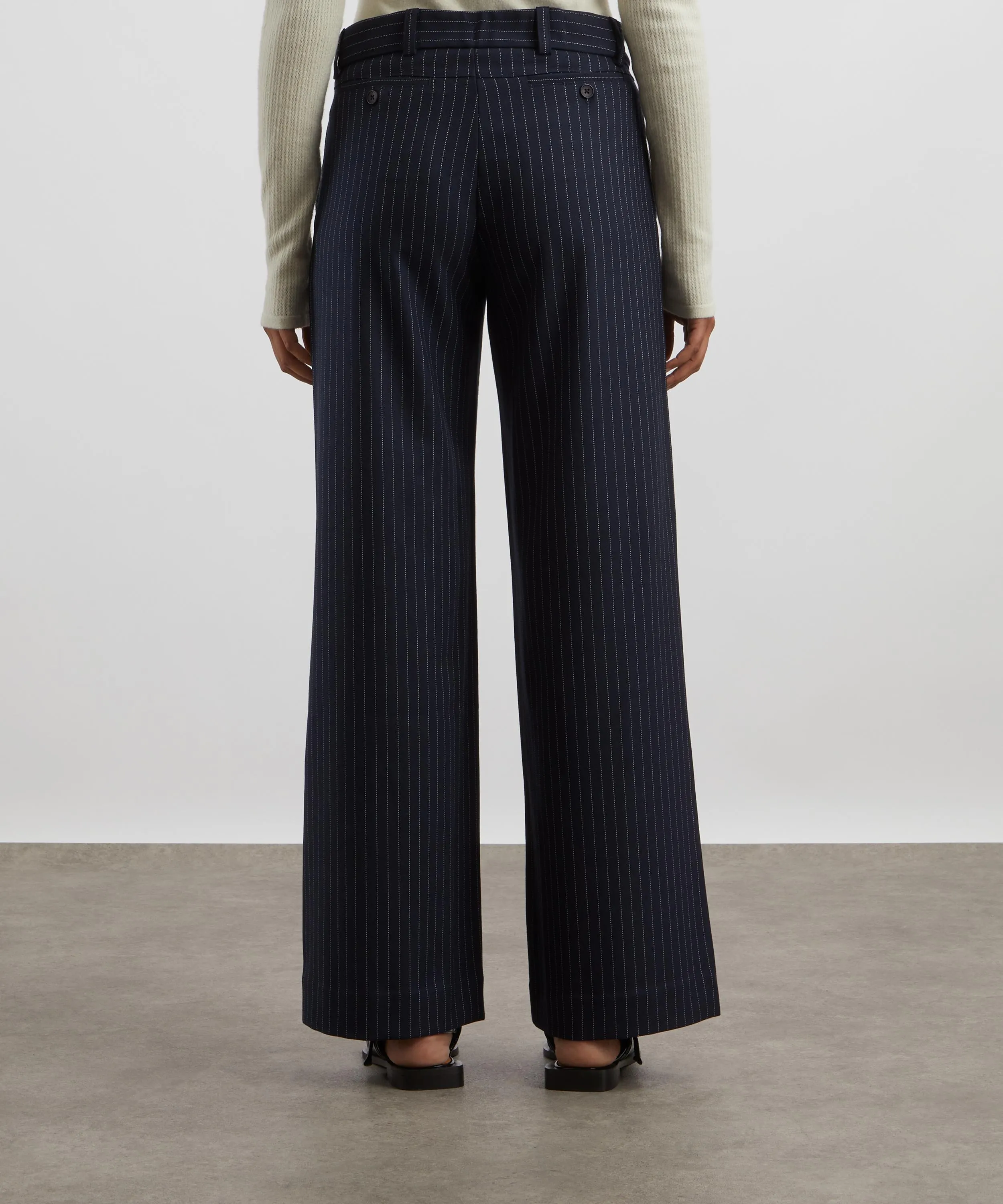 Lennox Ink Wide Leg Tailored Trousers