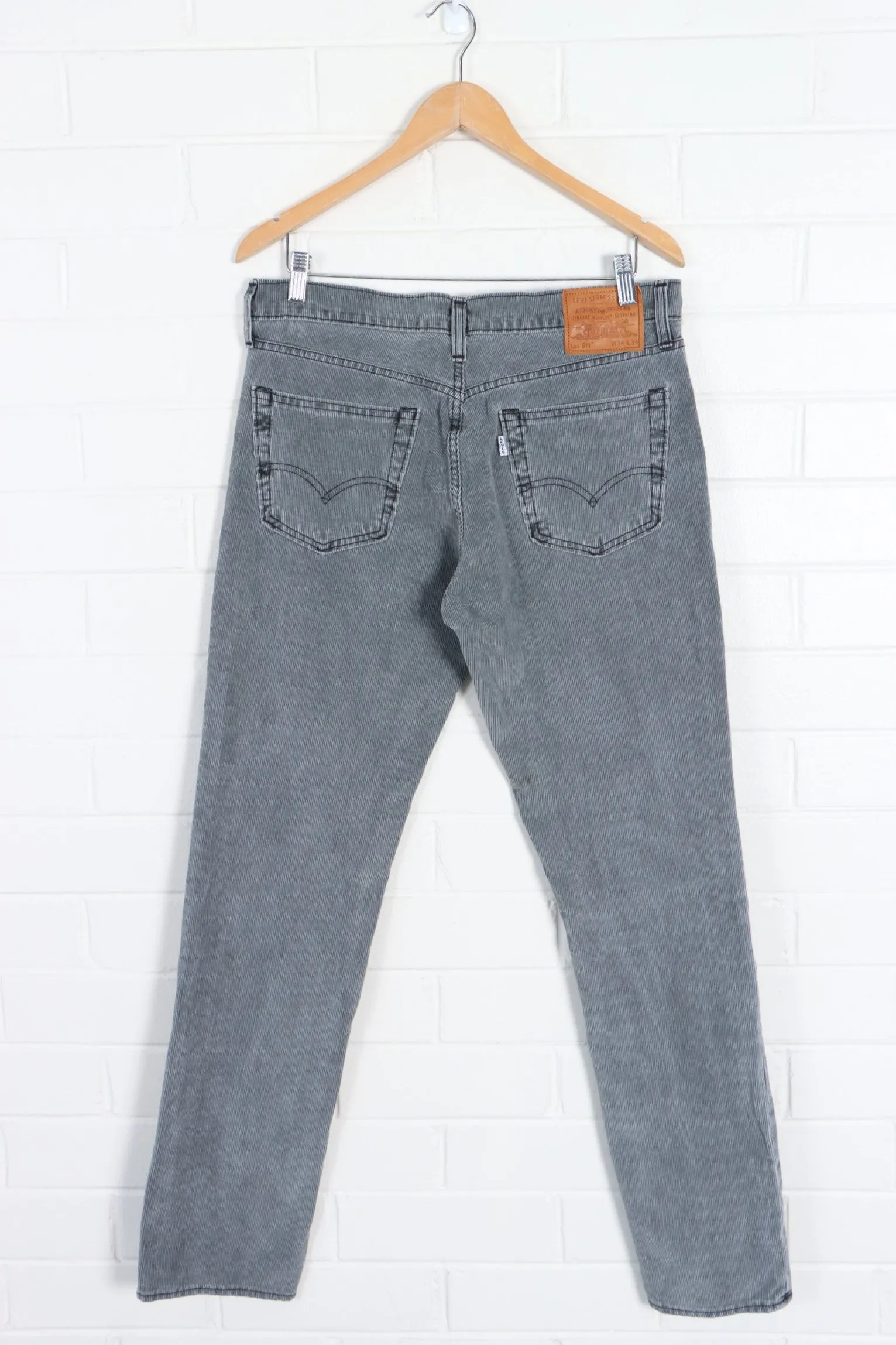 LEVI'S Steel Blue Cord Pants (34x34)