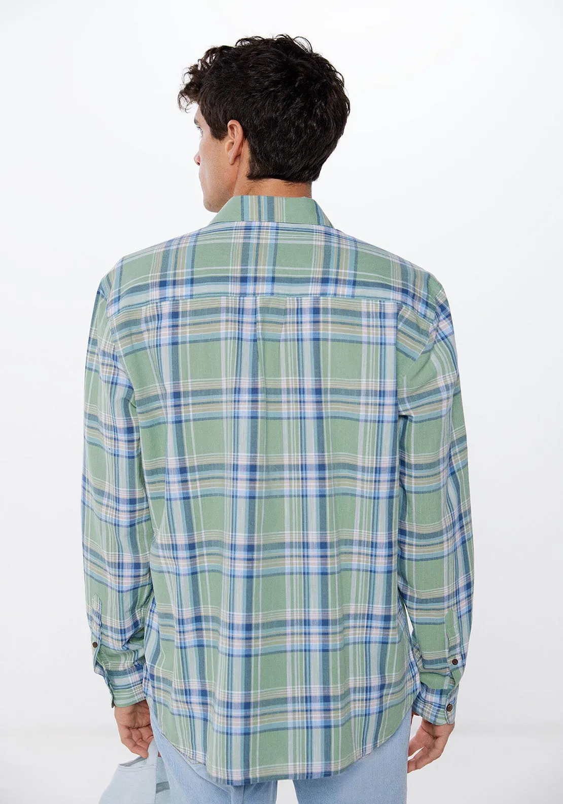 Lightweight check shirt - Green