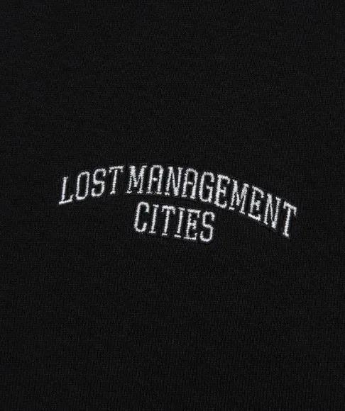 LMC  |Unisex Street Style Plain Cotton Logo Hoodies