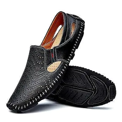 Loafers Genuine Leather Driving Flat Shoes