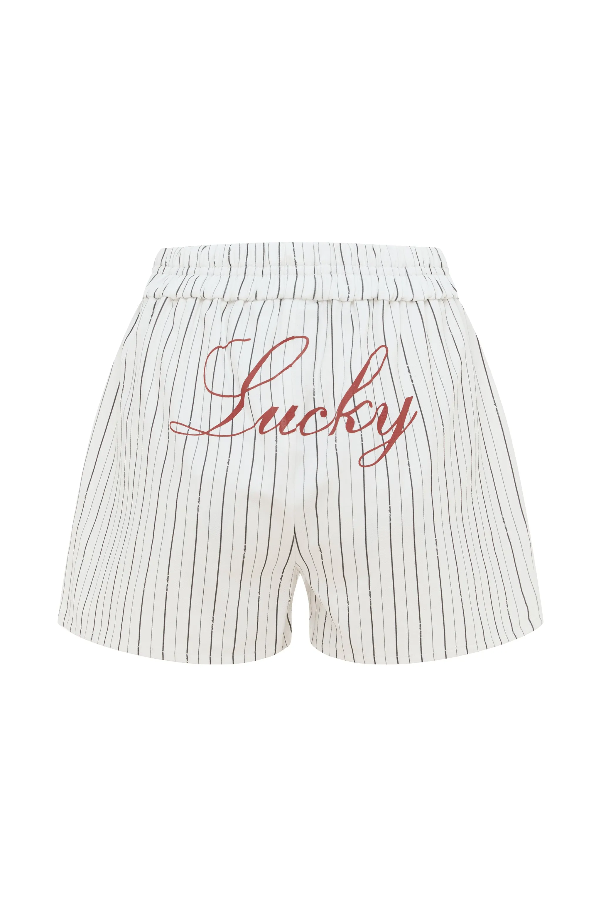 Lucky Boxer Briefs | White Pinstripe