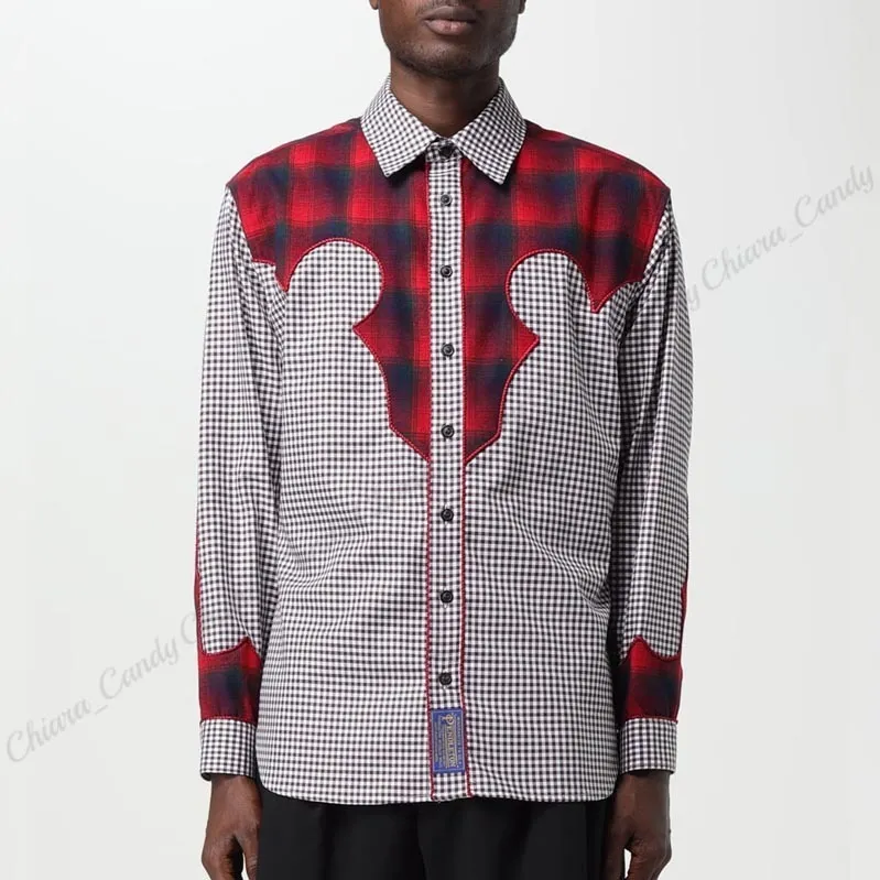 Maison Margiela  |Gingham Other Plaid Patterns Wool Blended Fabrics