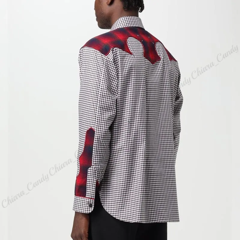 Maison Margiela  |Gingham Other Plaid Patterns Wool Blended Fabrics