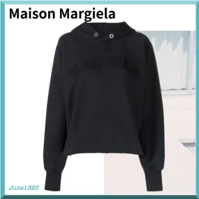 Maison Margiela  |Unisex Street Style Plain Logo Hoodies & Sweatshirts