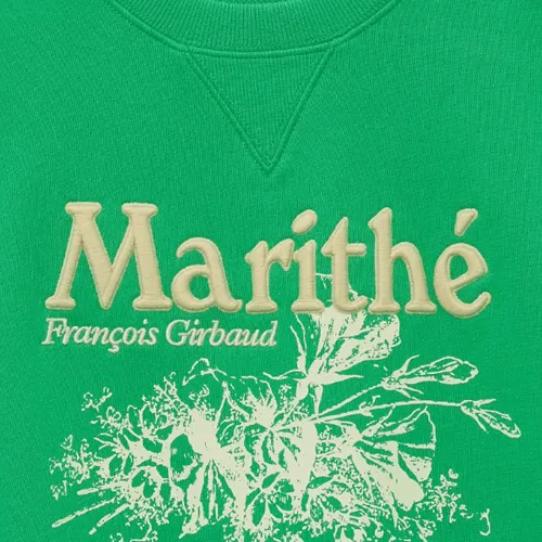 Marithe + Francois Girbaud  |Unisex Street Style Logo Hoodies & Sweatshirts