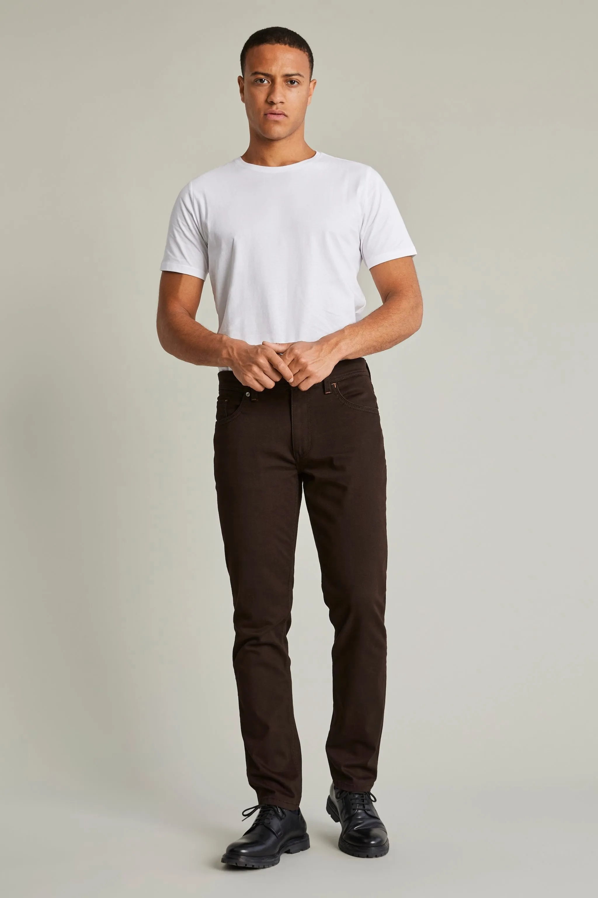 Matinique MApete Trouser In After Dark Brown