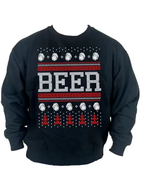 Men's Beer Ugly Christmas Sweatshirt