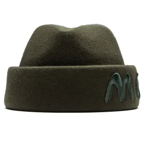 Moncler Genius x Salehe Bembury Wool Felt Beanie - Olive