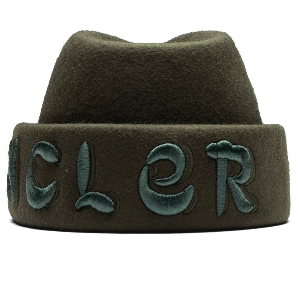 Moncler Genius x Salehe Bembury Wool Felt Beanie - Olive