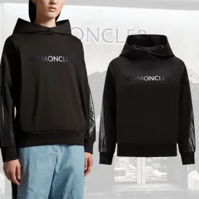 MONCLER  |Street Style Long Sleeves Plain Logo