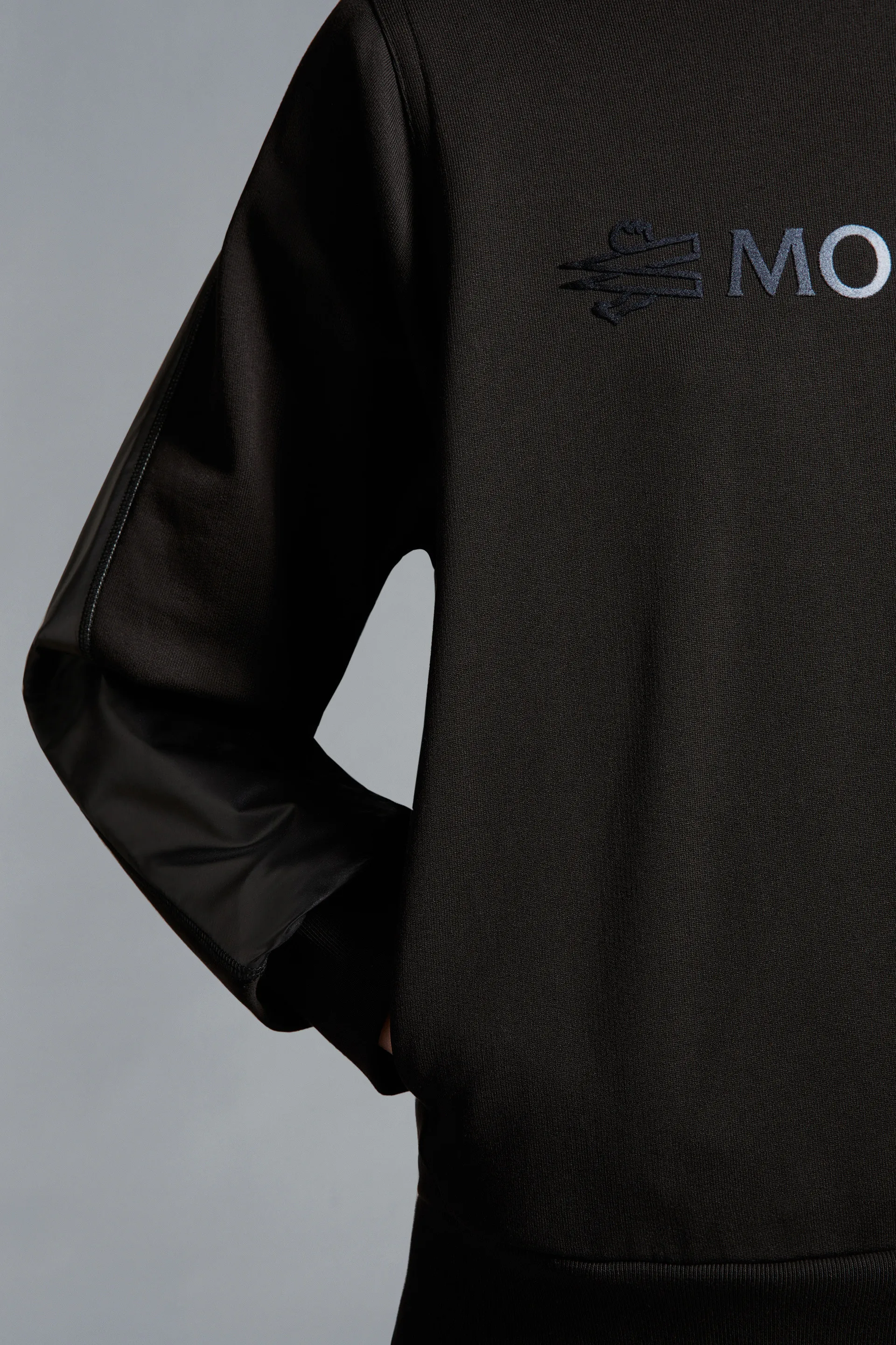 MONCLER  |Street Style Long Sleeves Plain Logo