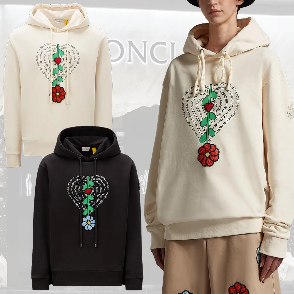 MONCLER  |Unisex Street Style Long Sleeves Logo