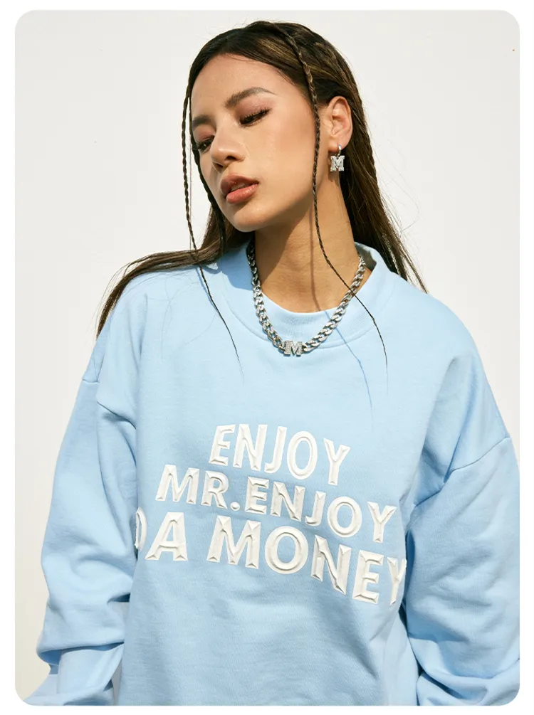 MR. ENJOY DA MONEY  |Unisex Street Style Hoodies & Sweatshirts