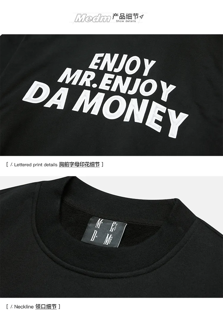 MR. ENJOY DA MONEY  |Unisex Street Style Hoodies & Sweatshirts