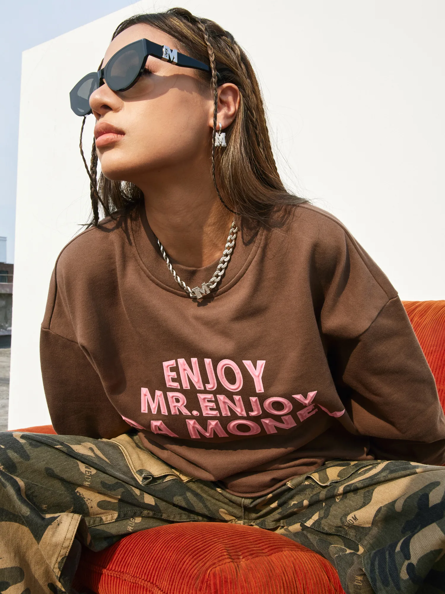 MR. ENJOY DA MONEY  |Unisex Street Style Hoodies & Sweatshirts