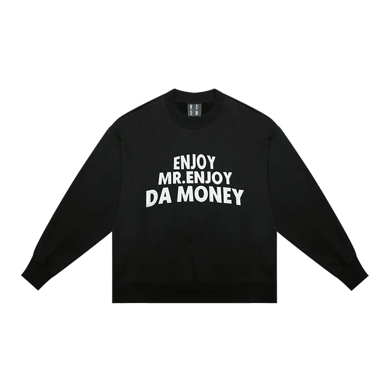 MR. ENJOY DA MONEY  |Unisex Street Style Hoodies & Sweatshirts