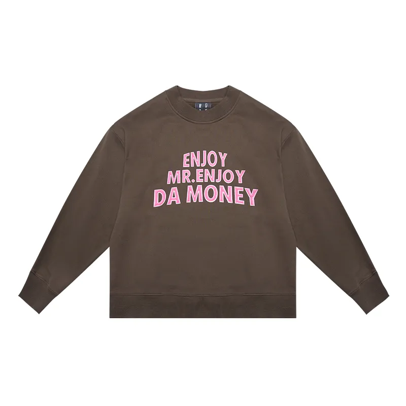 MR. ENJOY DA MONEY  |Unisex Street Style Hoodies & Sweatshirts