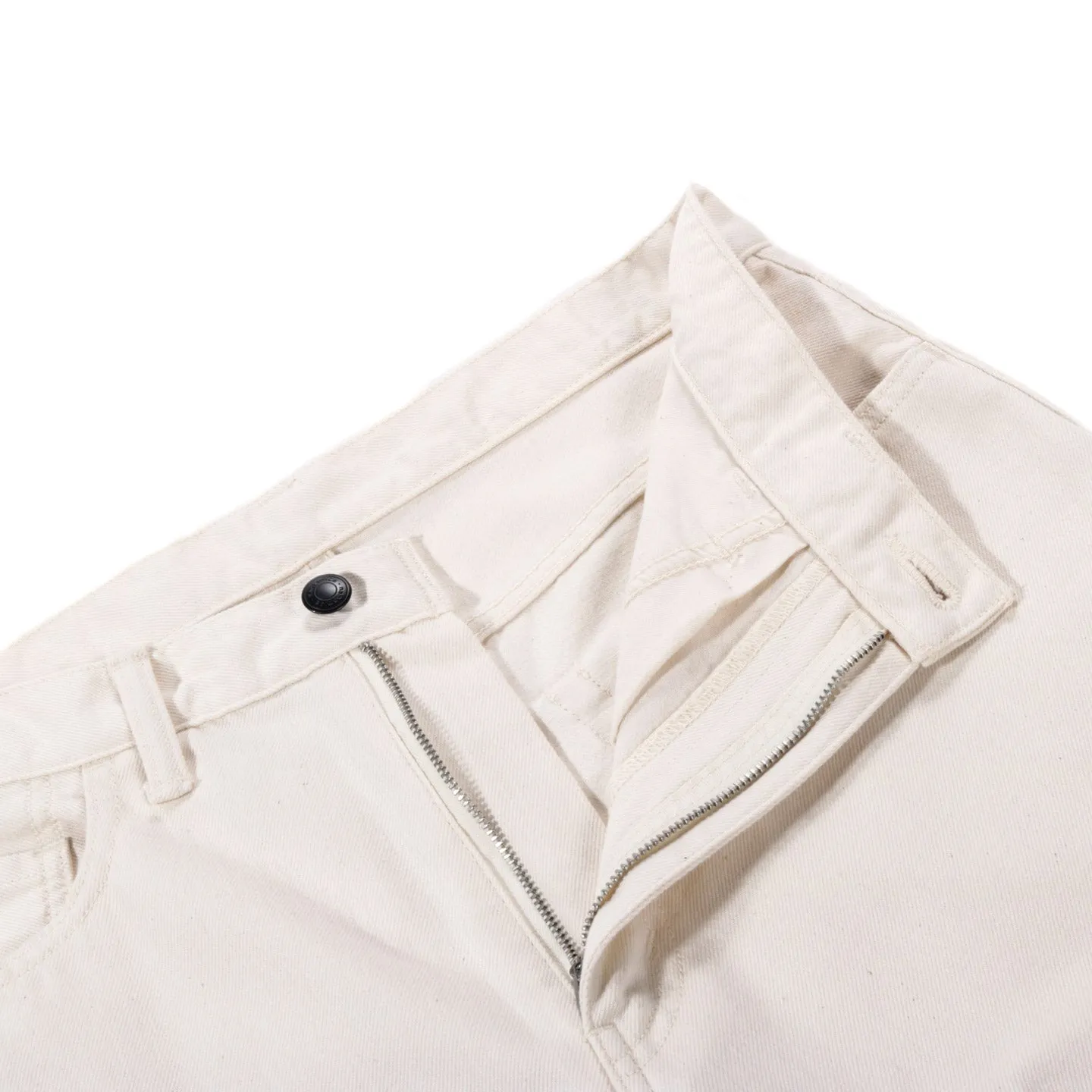 NANAMICA 5 POCKET STRAIGHT DENIM PANTS NATURAL