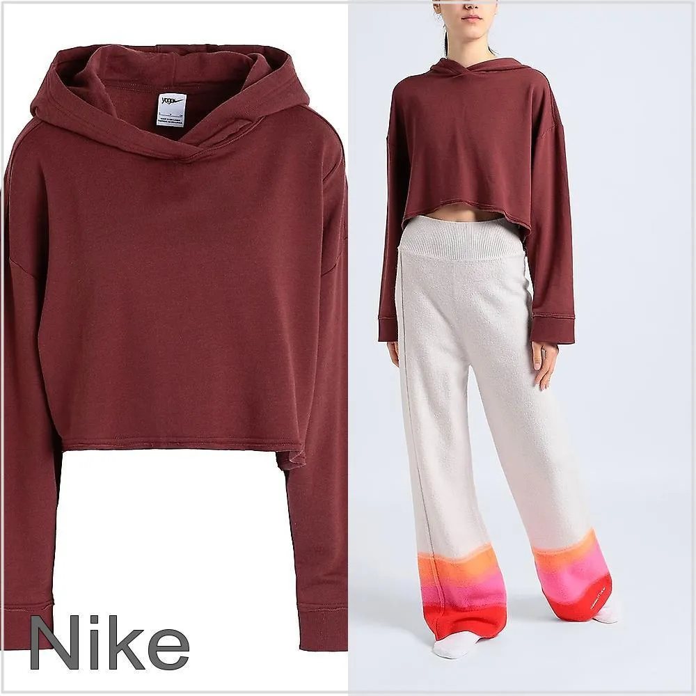 Nike  |Street Style Long Sleeves Plain Logo Hoodies & Sweatshirts