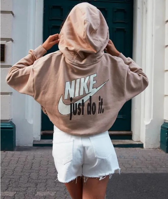 Nike  |Unisex Street Style Cotton Logo Hoodies & Sweatshirts