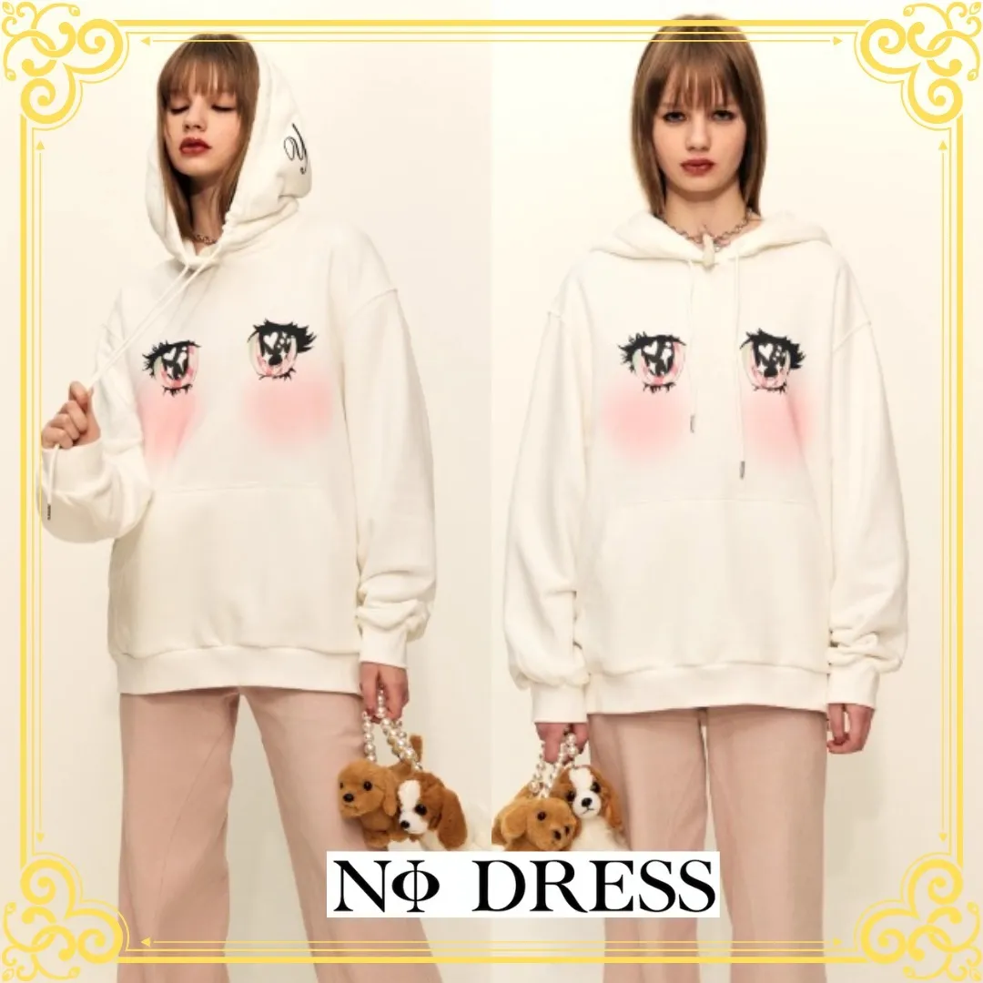 NO DRESS  |Unisex Street Style Skater Style Hoodies & Sweatshirts