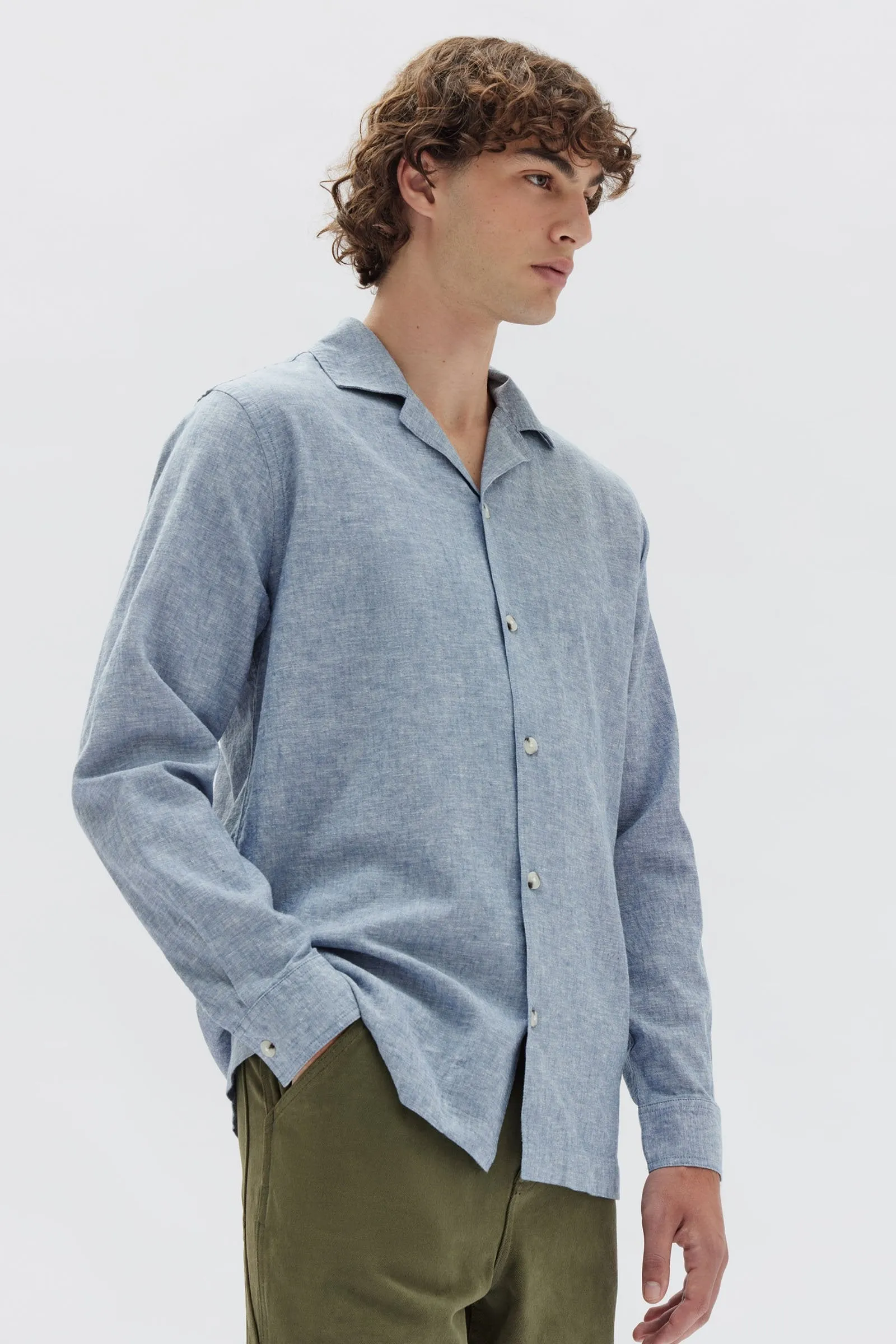 Noah Chambray Shirt