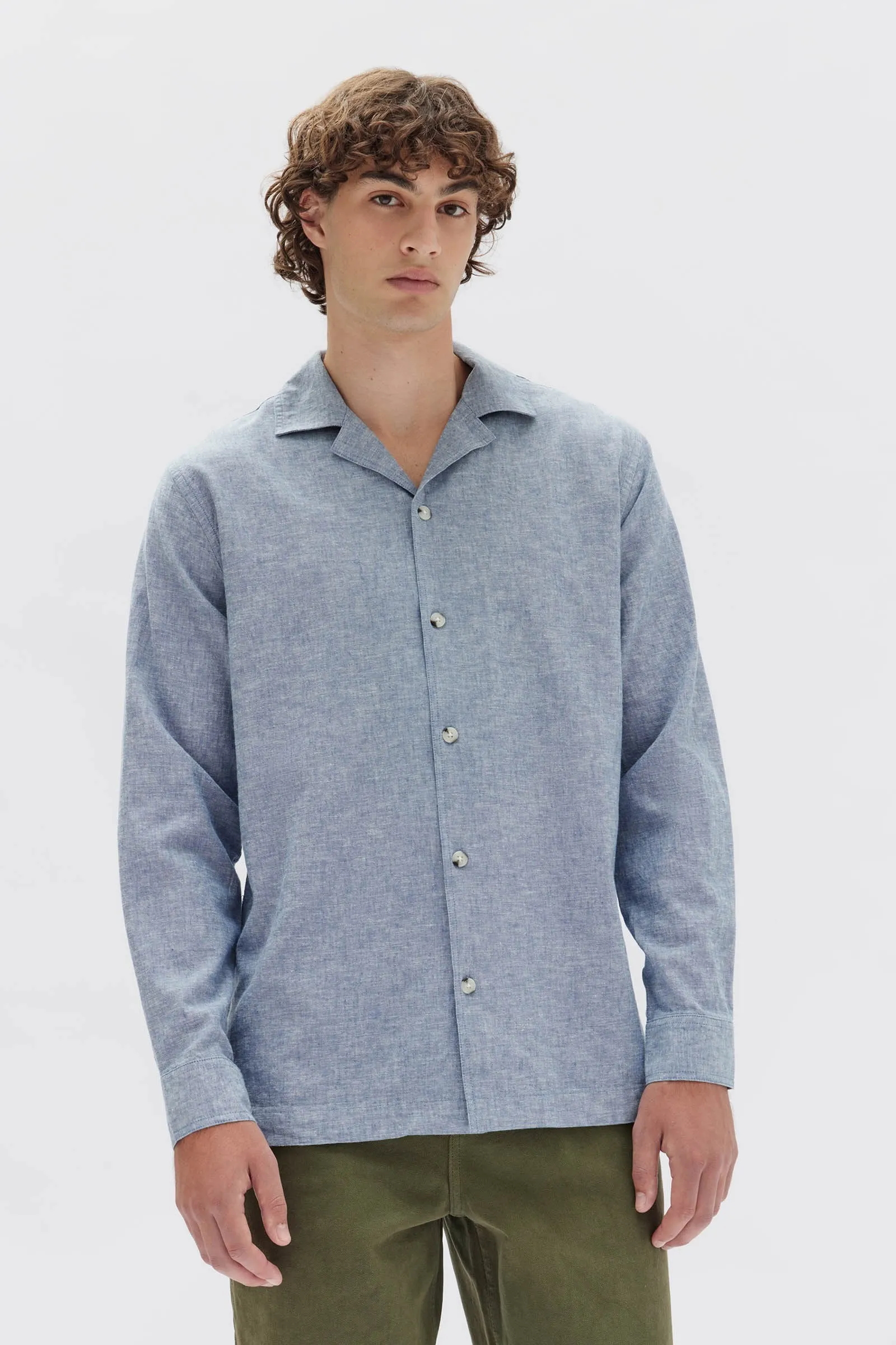 Noah Chambray Shirt