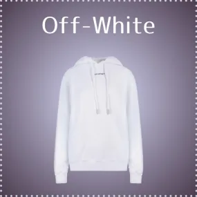 Off-White  |Street Style Cotton Logo Hoodies & Sweatshirts