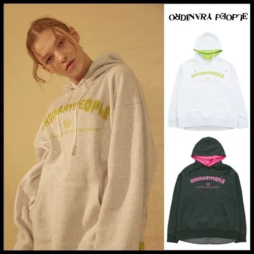 ORDINARY PEOPLE  |Unisex Street Style Hoodies & Sweatshirts