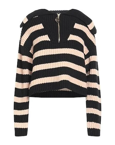 PATOU  |Stripes Casual Style Wool Long Sleeves Elegant Style