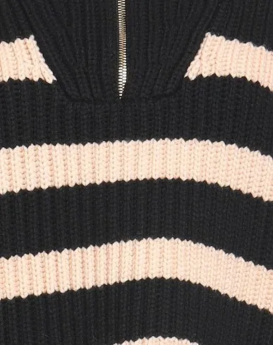 PATOU  |Stripes Casual Style Wool Long Sleeves Elegant Style