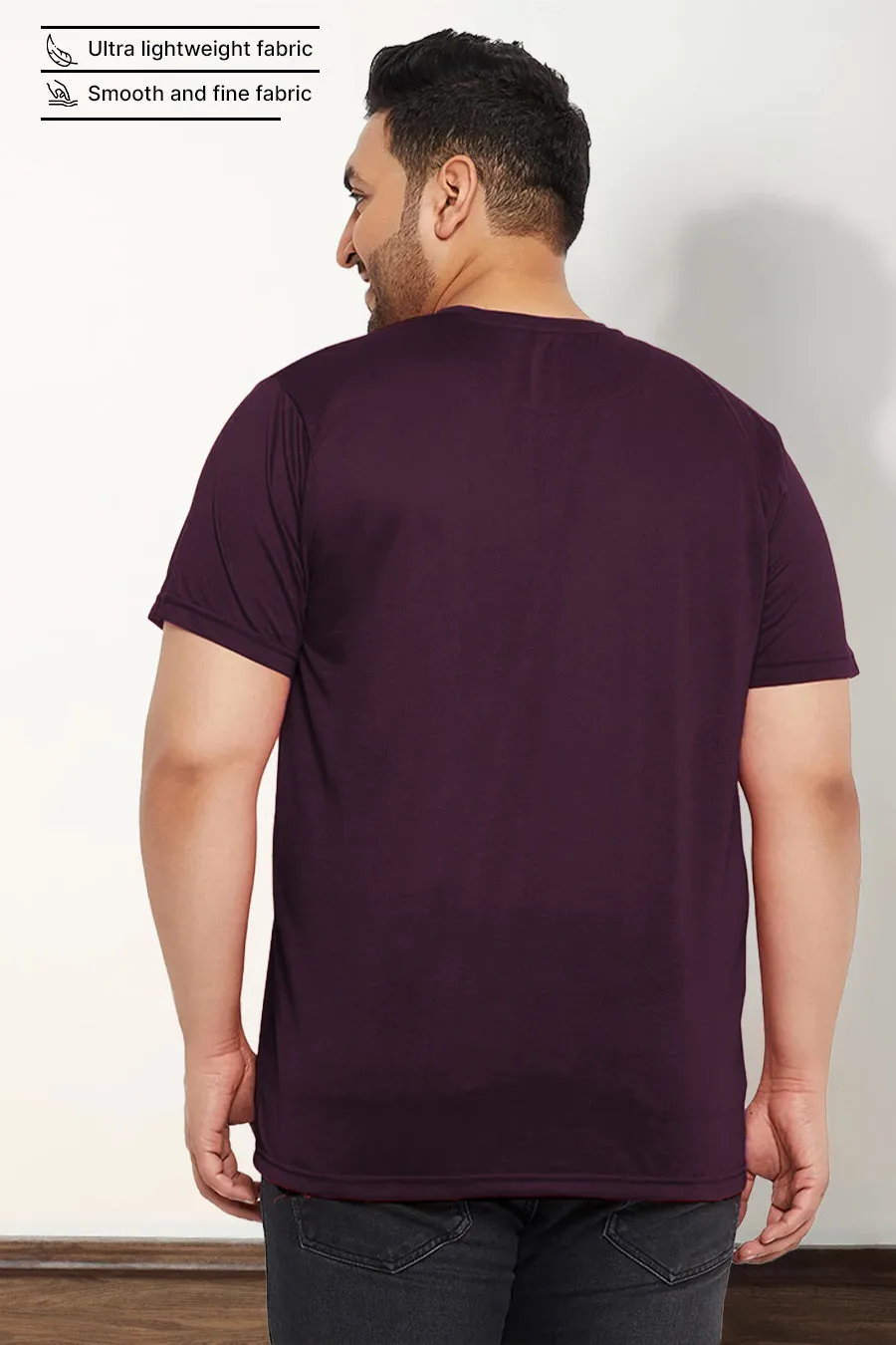 Plus Size - Wine - Classic Crew