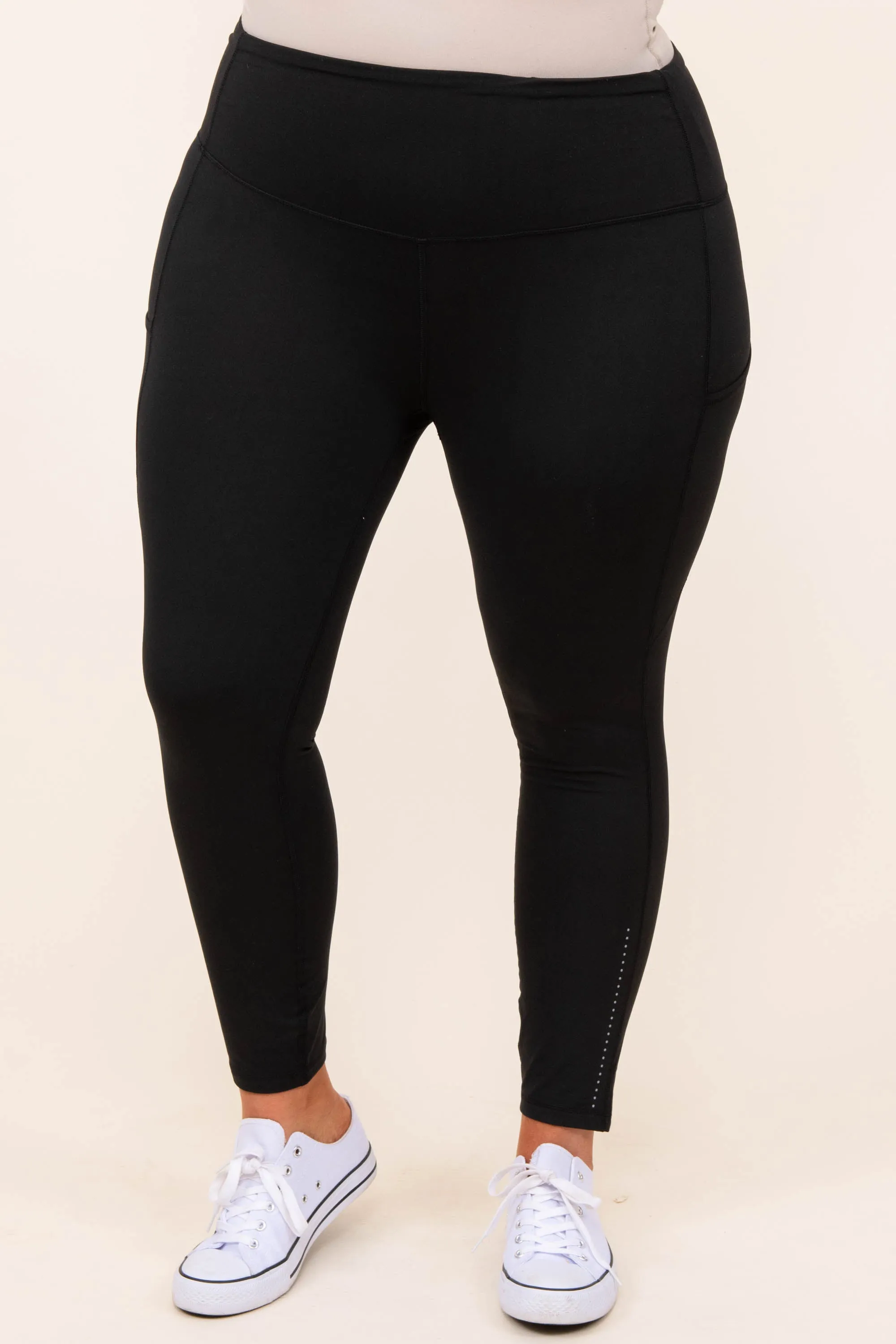 Rain Runner Leggings, Black