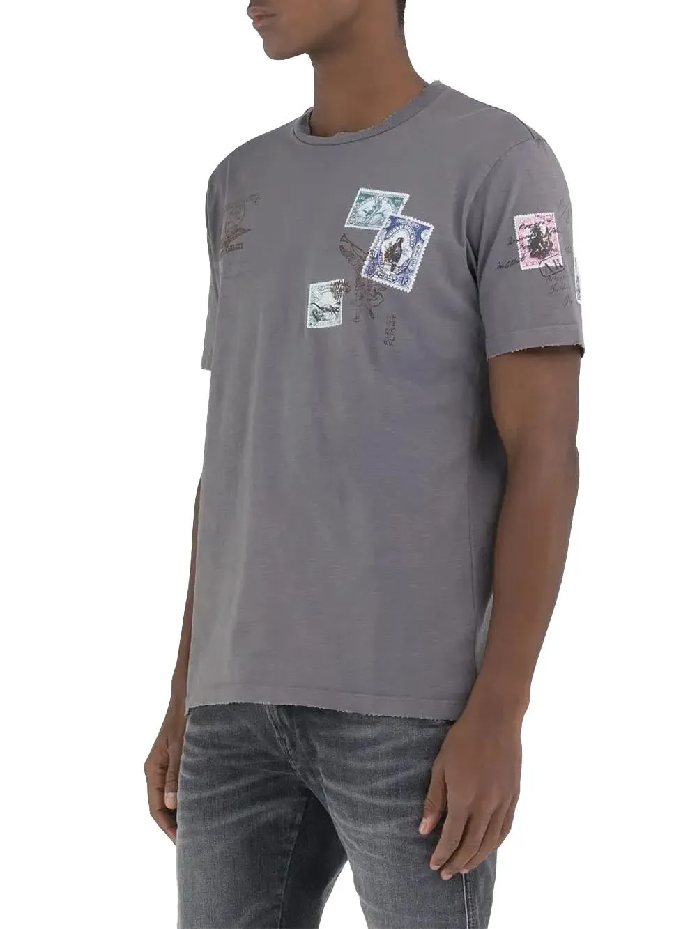 Replay T-shirt Uomo M6807 .000.22336g Grigio