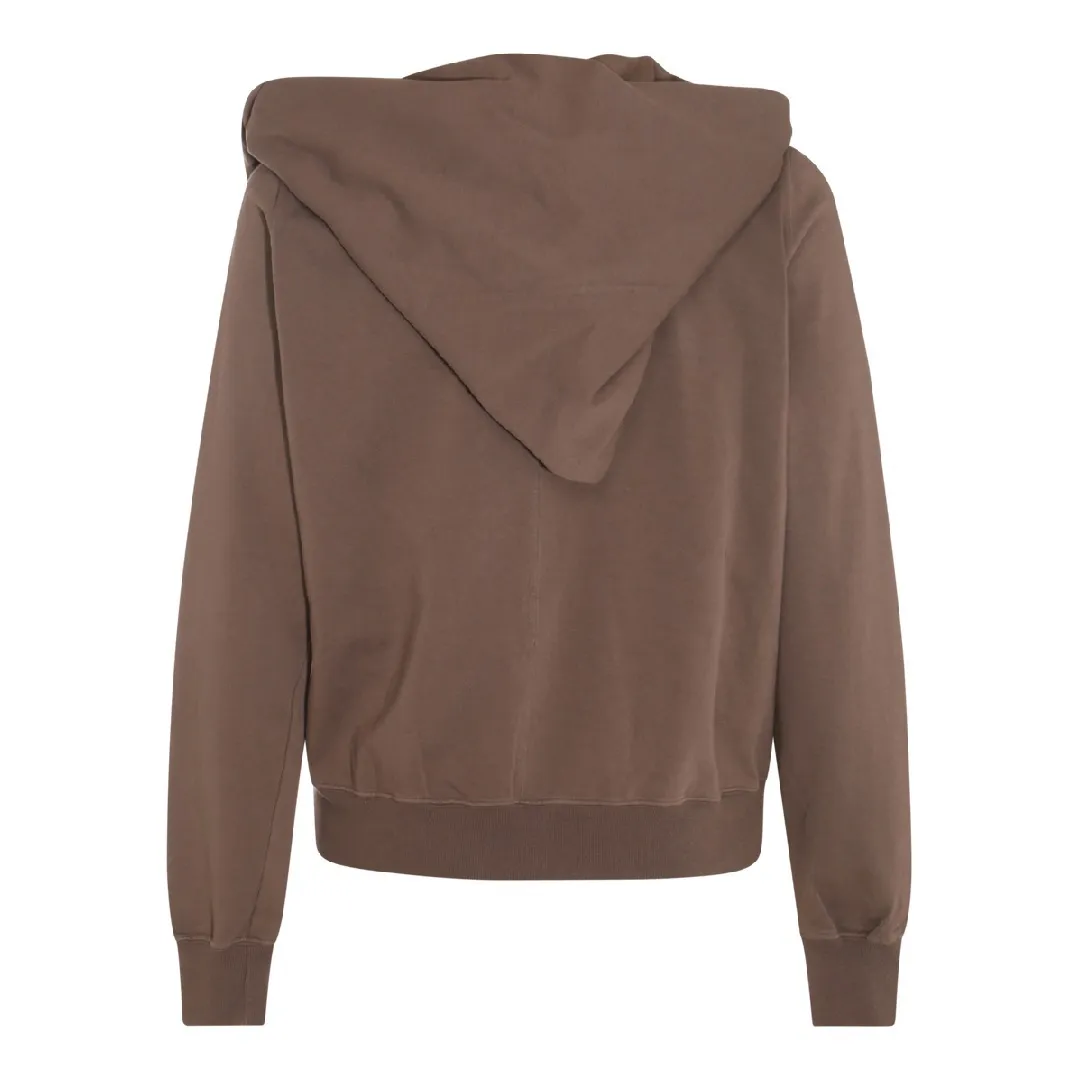 RICK OWENS  |Street Style Long Sleeves Plain Cotton Designers Hoodies