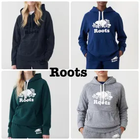 Roots  |Street Style Long Sleeves Plain Logo Hoodies & Sweatshirts