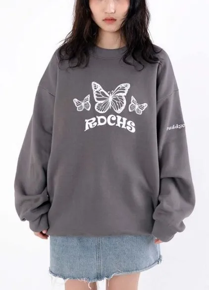 RUDDYCHEEKS  |Unisex Street Style Logo Hoodies & Sweatshirts