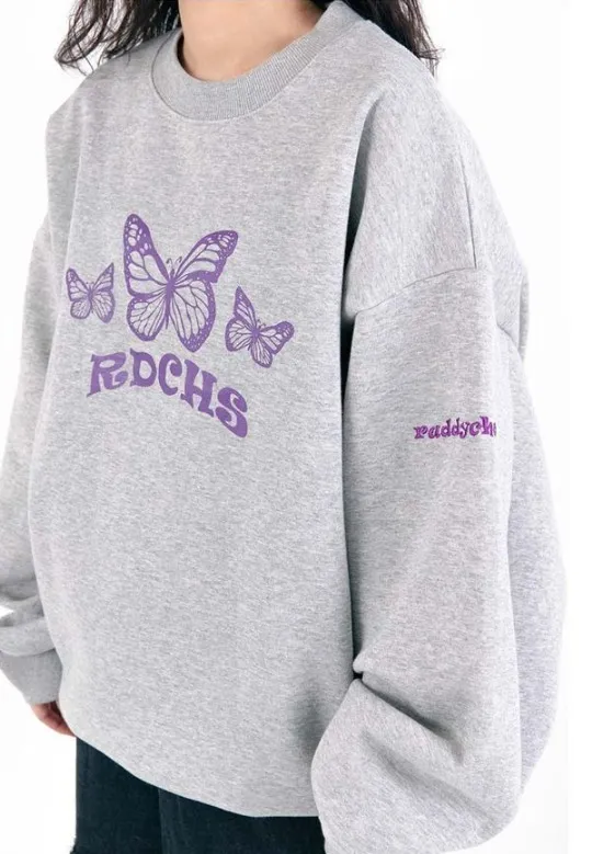 RUDDYCHEEKS  |Unisex Street Style Logo Hoodies & Sweatshirts