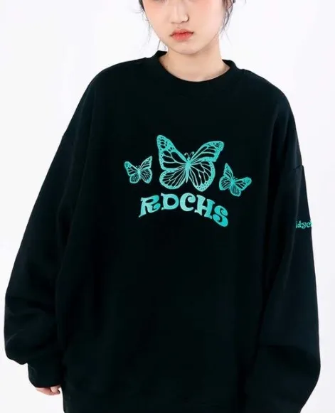 RUDDYCHEEKS  |Unisex Street Style Logo Hoodies & Sweatshirts