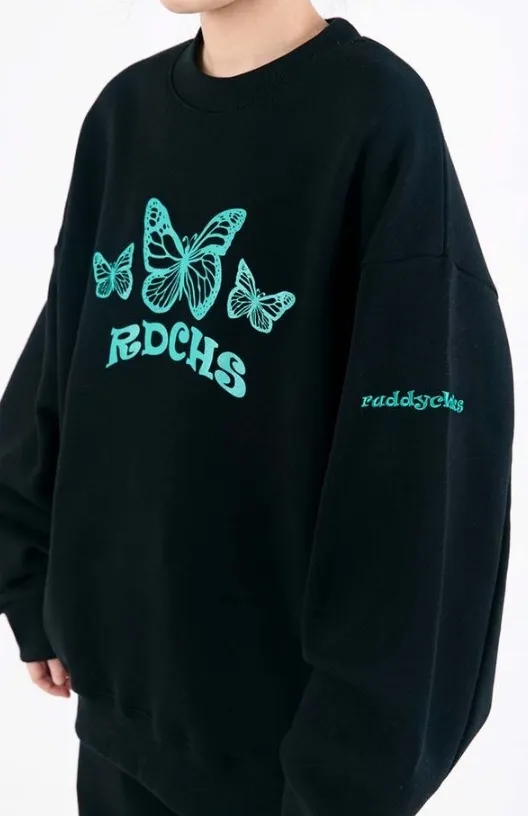 RUDDYCHEEKS  |Unisex Street Style Logo Hoodies & Sweatshirts